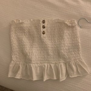 Free People - white tube top - small